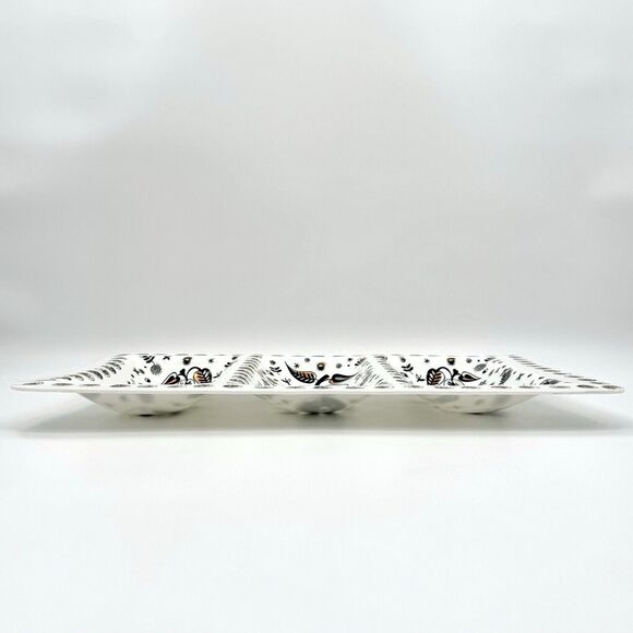 Vintage Georges Briard Forbidden Fruit Divided Serving Platter Large Mid Century - Picture 7 of 7